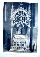 Mausoleo de Don Jaime II Rey de Aragon y de su esposa Doña Blanca en el Monasterio de Santas Cruces de Cataluña