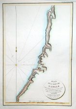 Plan de la Baie de Langle. Situee a la partie Ouest de L'Ille de Tehoka