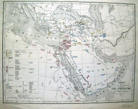 Carte de la dispersion des Peuples