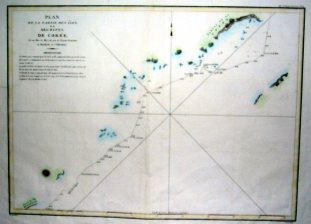 Plan de la partie des Iles ou Archipel de Coree Vue au Mois de Mai 1787 par les Fregates Francaises La Boussole et L'Astrolabe