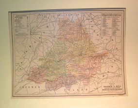 Mapa de la Provincia de Avila