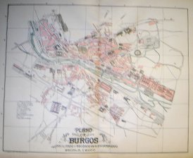 Plano de Burgos facilitado y revisado por el Ayuntamiento