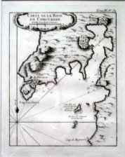Carte de la Baye de Corcubion
