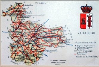 Mapa de Valladolid