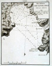 Plano del Puerto de Santa cruz de la Selva