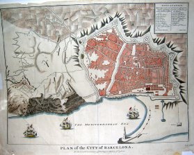 Plan of the City of Barcelona