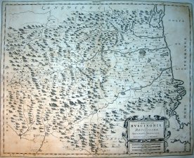Comitatus Ruscinonis, vulgo Roussillon in quo Episcopatus Helenensis Gallicé Evesché d'Elne ou de Perpignan (Rosellon)