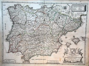 L'Espagne divisee en ses Principaux Royaumes