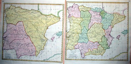 Present Spain and Portugal / Hispania Antiqua