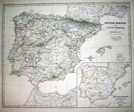 Iberische Halbinsel...kirchlichen Eintheilung...Maurischen Zeit