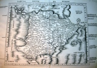 Tabula secunda Europe (España) (Hispania)
