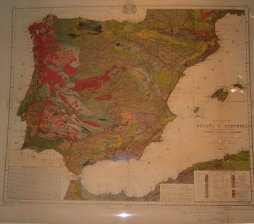 Mapa geologico de España y Portugal