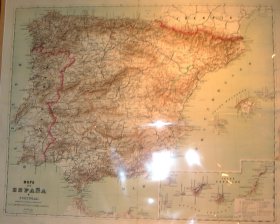 Mapa de España y Portugal