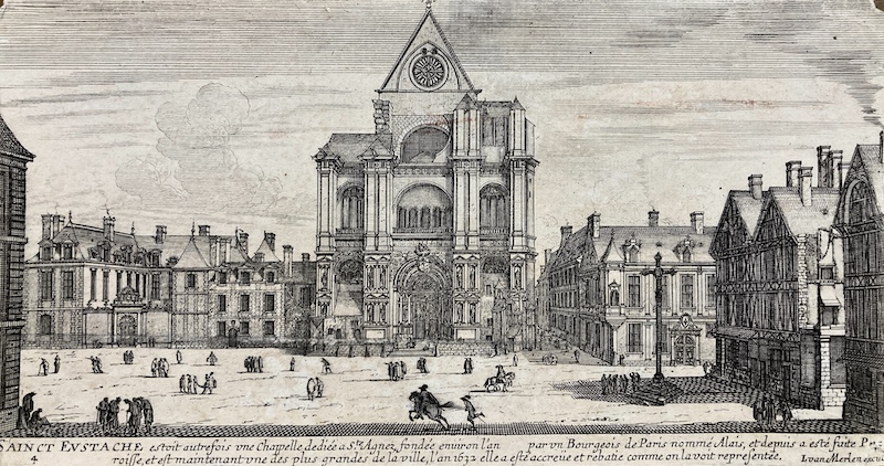 Sainct Eustache estoit autrefois une Chapelle dediee a Ste. Agnes