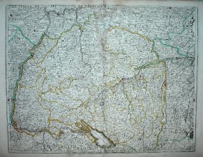 Le Cercle de Souabe  et partie de Celuy de Franconie                                Le Cercle de Souabe et partie de Celuy de Franconi
