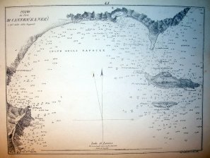 Piano del Porto di Cannes e del golfo della Napoule