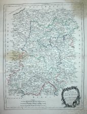 Carte du Gouvernement de L'isle de France et de celui de L'Orleanois