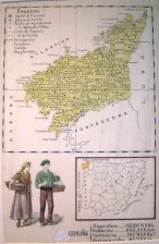 Mapa de La Coruña