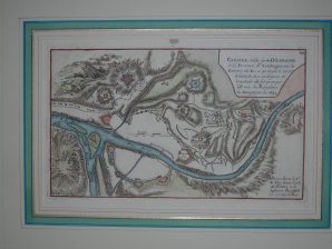 Girone, Ville forte D'Espagne de la Province de Catalogne, sur la Riviere...elle fut prise par L'Armee du Roy dans la Campagne de 1694
