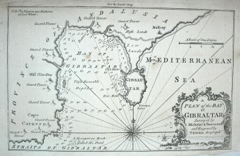 A plan of the bay of Gibraltar