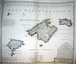 Baleares seu Gymnesiae et Pityusae insulae, dictae Maiorca, Minorca et Yvica (Mallorca, Menorca e Ibiza)