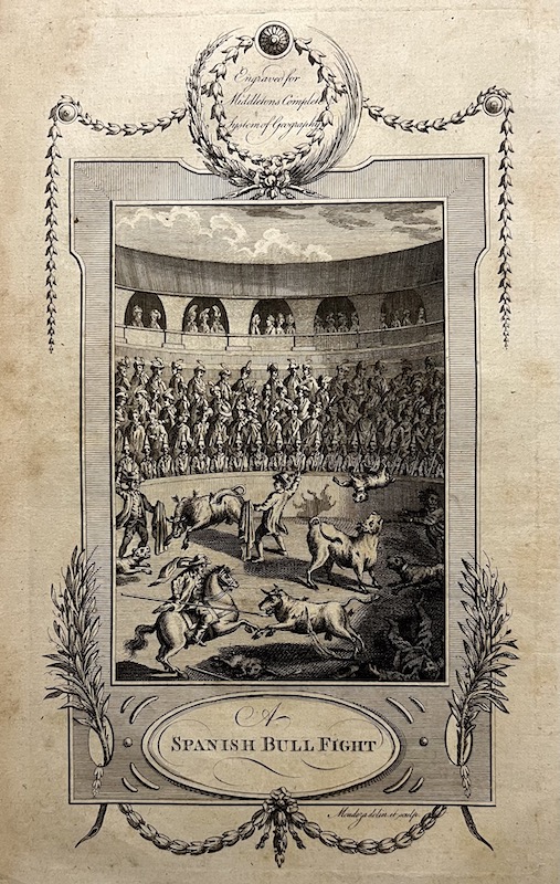 A Spanish Bullfight, Engraved for Middleton 's Complete System of Geography