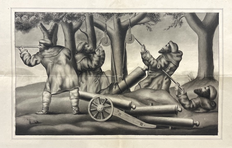[Artilleros en el Bosque]