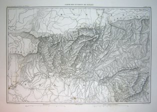Carte des environs de Baylen (Bailen)