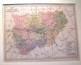 Mapa de la Provincia de Jaen