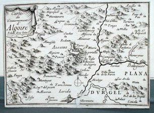 Carte du Gouvernement d'Algoire ((Alguaire)