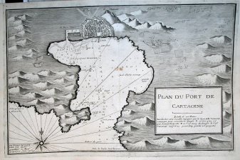 Plan du Port de Cartagene (Cartagena)