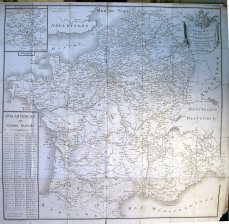 Carte des Routes de Postes de L'Empire Francais dressee par ordre du Con.eil d'Administration des Postes aux Chevaux