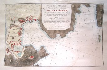 Plano de la Ciudad, Puerto y Arsenal de Cartagena