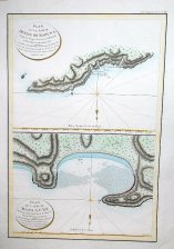 Plan d'une partie de L'Ile de Maouna / Plan de L'Anse du Massacre, Situee a la partie Nord-Ouest de la Maouna, l'une des Iles des Navigateurs