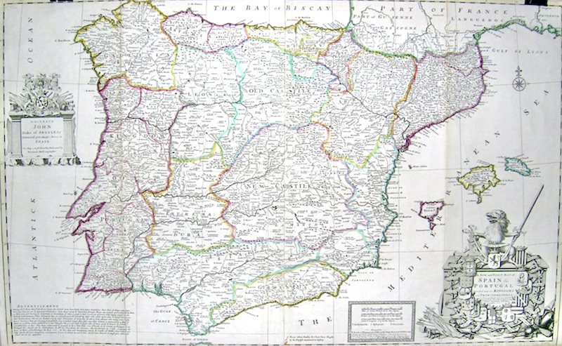 A New and Exact Map of Spain and Portugal