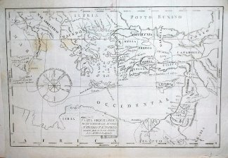 Carta Geographica de los Viajes de los Apostoles Sn. Pedro y Sn. Pablo necesaria para la leccion del libro de los Actos de los Apostoles