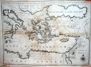 Tabula peculiaris regionum, quas Apostoli perlustrarunt et celebriorum locorum in quibus evangeliu predicarunt