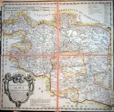 Mapa de la M.N. y M.L. Provincia de Alava