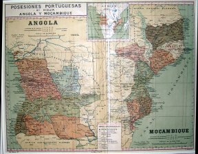 Posesiones portuguesas : Angola y Mozambique.(2ª hoja)