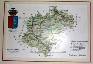 Mapa de Teruel