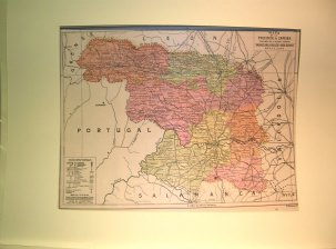 Mapa de la Provincia de Zamora