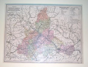 Mapa de la Provincia de Zaragoza