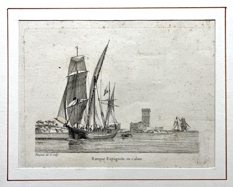 Barque Espagnole, en Calme