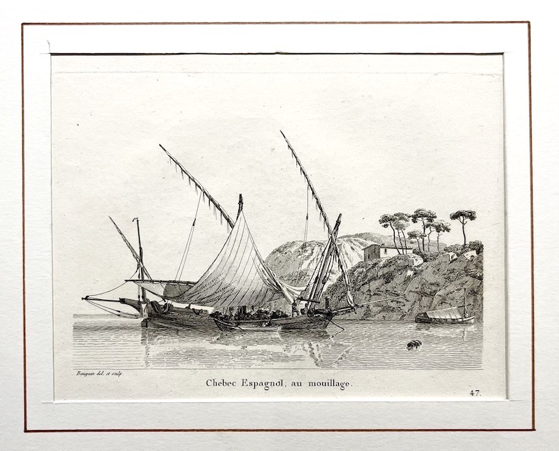 Chebec Espagnol, au Mouillage
