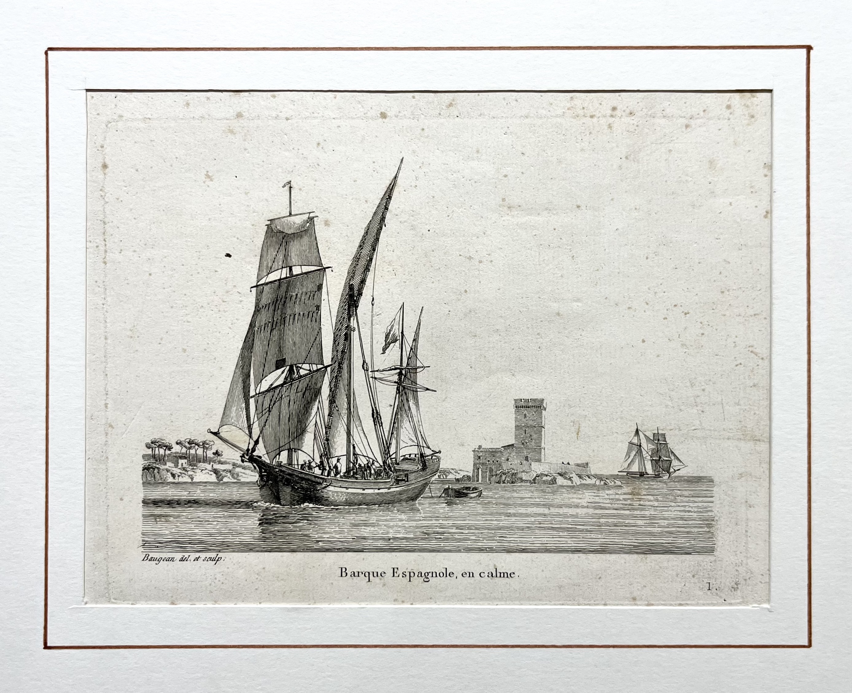 Barque Spagnole, en calme
