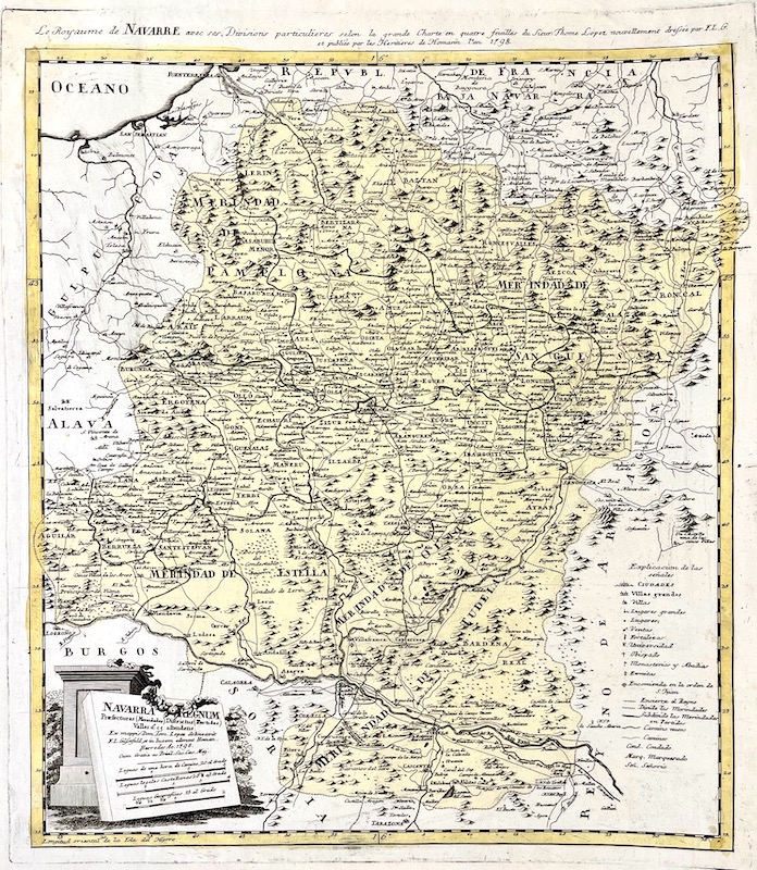 Navarra Regnum, Prefecturas (Merindades), Districtus (Partidos), Valles