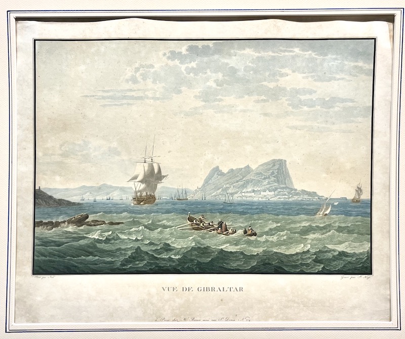 Vue de Gibraltar [Vista de Gibraltar]