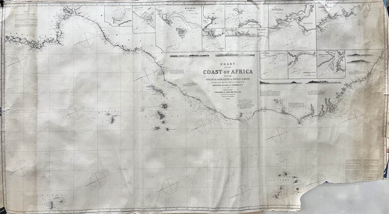 Chart of the Coast of Africa from the Strait of Gibraltar to Sierra Leone