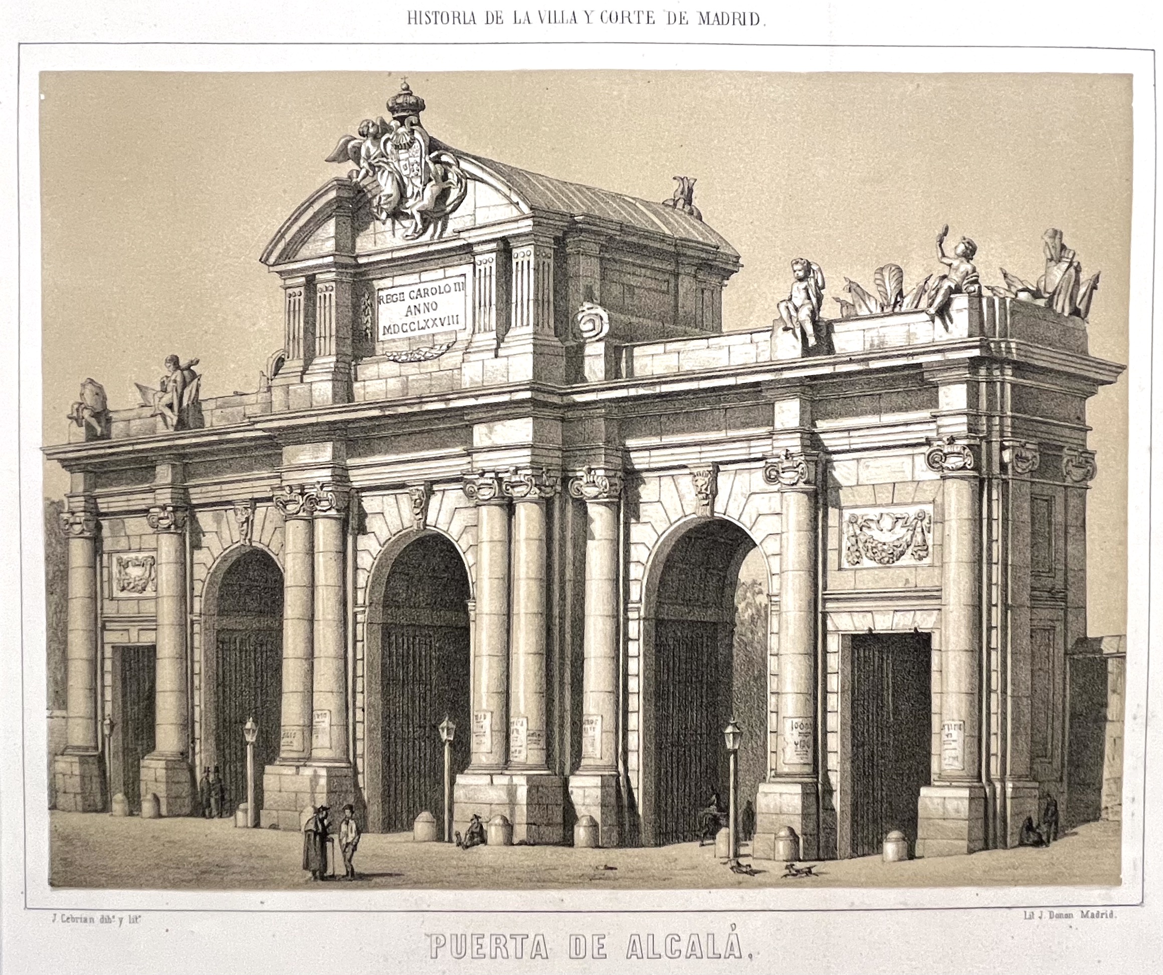 Historia de la Villa y Corte de Madrid - Puerta de Alcalá
