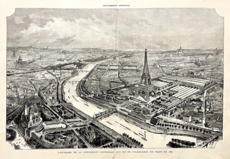Panorama de la Exposición Universal que ha de Celebrarse en Paris en 1889
